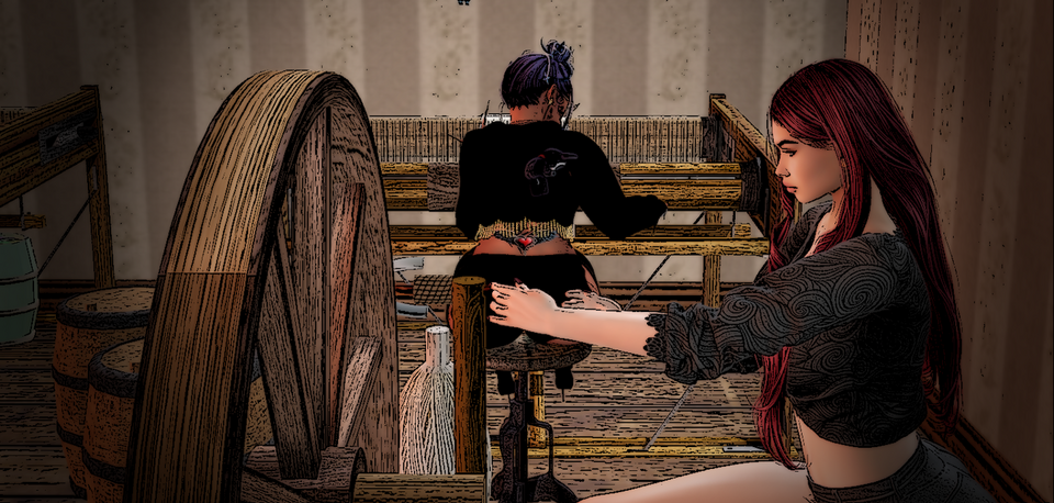 I don't know why this photo disappeared from the site, but I'll try again...: Here's an example of teamwork :)