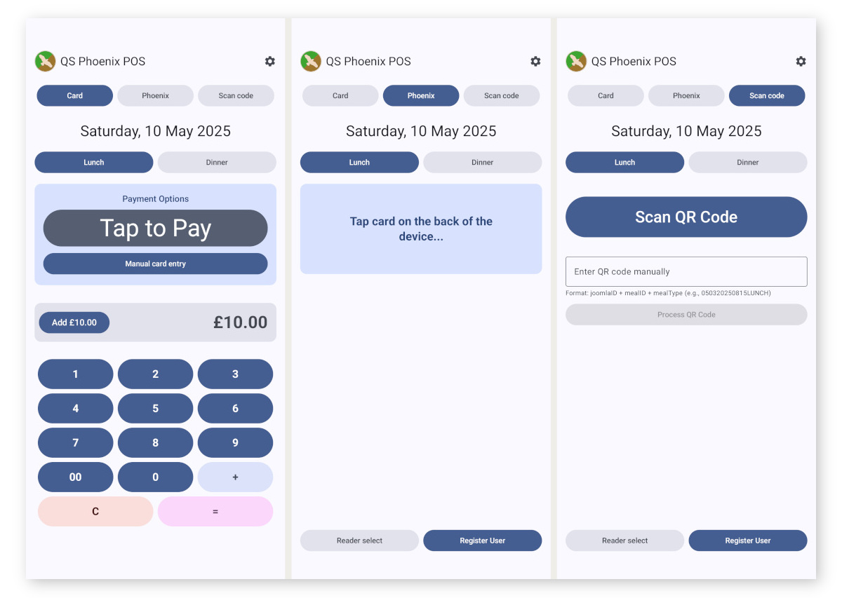 QS Phoenix system - Android app